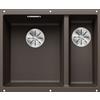 Blanco PRONTA CONSEGNA - Blanco Lavello una vasca SX con vaschetta SUBLINE 340/160-U 1515057 finitura caffè da 55.5x46 cm - Sottotop