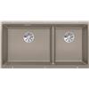 Blanco PRONTA CONSEGNA - Blanco Lavello due vasche SUBLINE 480/320-U 1519482 finitura tartufo da 85.5x46 cm - Sottotop