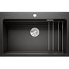Blanco PRONTA CONSEGNA - Blanco Lavello una vasca ETAGON 8 1525893 finitura nero da 78x51 cm - Sopratop