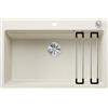 Blanco PRONTA CONSEGNA - Blanco Lavello una vasca ETAGON 8 1527079 finitura soft white da 78x51 cm - Sopratop