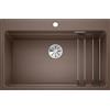 Blanco Lavello una vasca ETAGON 8 1525196 finitura caffè da 78x51 cm - Sopratop
