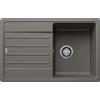 Blanco Lavello una vasca con gocciolatoio LEGRA 45 S 1527268 finitura grigio vulcano da 78x50 cm - Sopratop