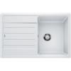 Blanco PRONTA CONSEGNA - Blanco Lavello una vasca con gocciolatoio LEGRA 45 S 1522203 finitura bianco da 78x50 cm - Sopratop