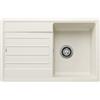 Blanco Lavello una vasca con gocciolatoio LEGRA 45 S 1527085 finitura soft white da 78x50 cm - Sopratop