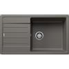 Blanco Lavello una vasca con gocciolatoio LEGRA XL 6 S 1527274 finitura grigio vulcano da 86x50 cm - Sopratop