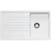 Blanco PRONTA CONSEGNA - Blanco Lavello una vasca con gocciolatoio ZIA 45 SL 1516740 finitura bianco da 86x50 cm - Sopratop
