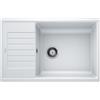 Blanco PRONTA CONSEGNA - Blanco Lavello una vasca con gocciolatoio ZIA XL 6 S Compact 1523277 finitura bianco da 78x50 cm - Sopratop