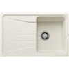 Blanco Lavello una vasca con gocciolatoio SONA 45 S 1527149 finitura soft white da 78x50 cm - Sopratop