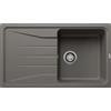 Blanco Lavello una vasca con gocciolatoio SONA 5 S 1527334 finitura grigio vulcano da 86x50 cm - Sopratop