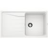 Blanco PRONTA CONSEGNA - Blanco Lavello una vasca con gocciolatoio SONA 5 S 1519674 finitura bianco da 86x50 cm - Sopratop