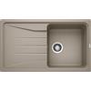 Blanco PRONTA CONSEGNA - Blanco Lavello una vasca con gocciolatoio SONA 5 S 1519678 finitura tartufo da 86x50 cm - Sopratop