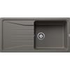 Blanco Lavello una vasca con gocciolatoio SONA XL 6 S 1527341 finitura grigio vulcano da 100x50 cm - Sopratop