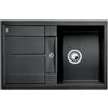 Blanco Lavello una vasca con gocciolatoio METRA 45 S 1513194 finitura antracite da 78x50 cm - Sopratop