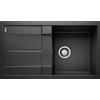 Blanco Lavello una vasca con gocciolatoio METRA 5 S 1525919 finitura nero da 86x50 cm - Sopratop