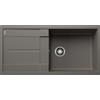 Blanco Lavello una vasca con gocciolatoio METRA XL 6 S 1527307 finitura grigio vulcano da 100x50 cm - Sopratop