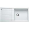 Blanco Lavello una vasca con gocciolatoio METRA XL 6 S 1515136 finitura bianco da 100x50 cm - Sopratop