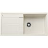 Blanco Lavello una vasca con gocciolatoio METRA XL 6 S 1527124 finitura soft white da 100x50 cm - Sopratop