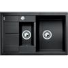Blanco Lavello una vasca con vaschetta e gocciolatoio METRA 6 S Compact 1513473 finitura antracite da 78x50 cm - Sopratop