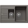 Blanco Lavello una vasca con vaschetta e gocciolatoio METRA 6 S Compact 1527297 finitura grigio vulcano da 78x50 cm - Sopratop