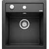 Blanco PRONTA CONSEGNA - Blanco Lavello una vasca DALAGO 45 1525869 finitura nero da 46.5x51 cm - Sopratop