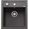 Blanco PRONTA CONSEGNA - Blanco Lavello una vasca DALAGO 45 1518846 finitura grigio roccia da 46.5x51 cm - Sopratop