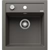 Blanco Lavello una vasca DALAGO 45 1527242 finitura grigio vulcano da 46.5x51 cm - Sopratop