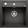 Blanco Lavello una vasca DALAGO 5 1525871 finitura nero da 51.5x51 cm - Sopratop
