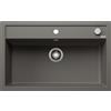Blanco PRONTA CONSEGNA - Blanco Lavello una vasca DALAGO 8 1527248 finitura grigio vulcano da 81.5x51 cm - Sopratop