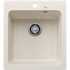 Blanco Lavello una vasca NAYA 45 1527126 finitura soft white da 46.5x51 cm - Sopratop