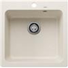 Blanco PRONTA CONSEGNA - Blanco Lavello una vasca NAYA 5 1527127 finitura soft white da 51.5x51 cm - Sopratop