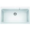 Blanco Lavello una vasca NAYA XL 9 1521816 finitura bianco da 86x51 cm - Sopratop