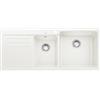 Blanco PRONTA CONSEGNA - Blanco Lavello una vasca con gocciolatoio sx NAYA 8 S 1525783 finitura bianco da 116x50 cm - Sopratop