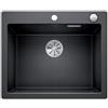 Blanco Lavello una vasca PLEON 6 1521678 finitura antracite da 61.5x51 cm - Sopratop