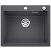 Blanco Lavello una vasca PLEON 6 1521679 finitura grigio roccia da 61.5x51 cm - Sopratop