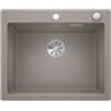 Blanco Lavello una vasca PLEON 6 1521686 finitura tartufo da 61.5x51 cm - Sopratop