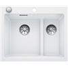 Blanco Lavello una vasca SX con vaschetta PLEON 6 Split 1521693 finitura bianco da 61.5x51 cm - Sopratop