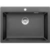 Blanco PRONTA CONSEGNA - Blanco Lavello una vasca PLEON 8 1518336 finitura antracite da 70x51 cm - Sopratop
