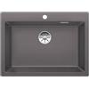 Blanco Lavello una vasca PLEON 8 1518908 finitura grigio roccia da 70x51 cm - Sopratop