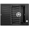 Blanco Lavello una vasca con gocciolatoio ELON 45 S 1520989 finitura antracite da 65x50 cm - Sopratop