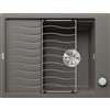 Blanco Lavello una vasca con gocciolatoio ELON 45 S 1527251 finitura grigio vulcano da 65x50 cm - Sopratop