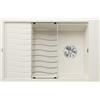 Blanco Lavello una vasca con gocciolatoio ELON XL 6 S 1527070 finitura soft white da 78x50 cm - Sopratop