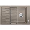 Blanco Lavello una vasca con gocciolatoio ELON XL 6 S 1518743 finitura tartufo da 78x50 cm - Sopratop