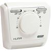 VEMER VE268900 KLIMA 3V - Termostato Meccanico a Membrana a Gas per Ventilconvettori (fan-coil), Funzione Riscaldamento/Condizionamento, Selettore 3 Velocità e Interruttore OFF, Bianco