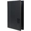 SECURIT PORTA MENU' A4-24x34cm NERO TRENDY con 1 INSERTO DOPPIO