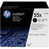 HP SCATOLA 2 TONER NERO HP LASERJET CE255X LASERJET P-3015DN 12.500PG