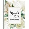 Agenda appuntamenti 2024: Parrucchieri 2024 giornaliera | Un giorno per  pagina | 12 mesi italiano da gennaio a dicembre 2024 Intervalli di 30  minuti