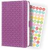 SIGEL J4114 Jolie Agenda settimanale 2024, copertina rigida, 9,5 x 15 cm, 174 pagine, viola