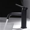 TIMACO Miscelatore da bagno nero - Rubinetto per lavabo