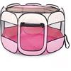 Generico Box Cani per Interno Recinto per Animali Cuccioli Gatti Pieghevole 115x60cm L (Rosa)