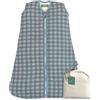 molis & co molis&co - Sacco Nanna - Sacco nanna invernale per Neonati e Bambini - Sacchi Nanna 2.5 tog - 100% Cotone (Oeko-TEX 100) - Merlot Check (18 a 36 mesi)